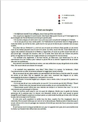 il tait une bergre extrait